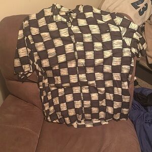 Vans Checkerboard Button Up